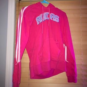 Y2K PINK ADIDAS HOODIE